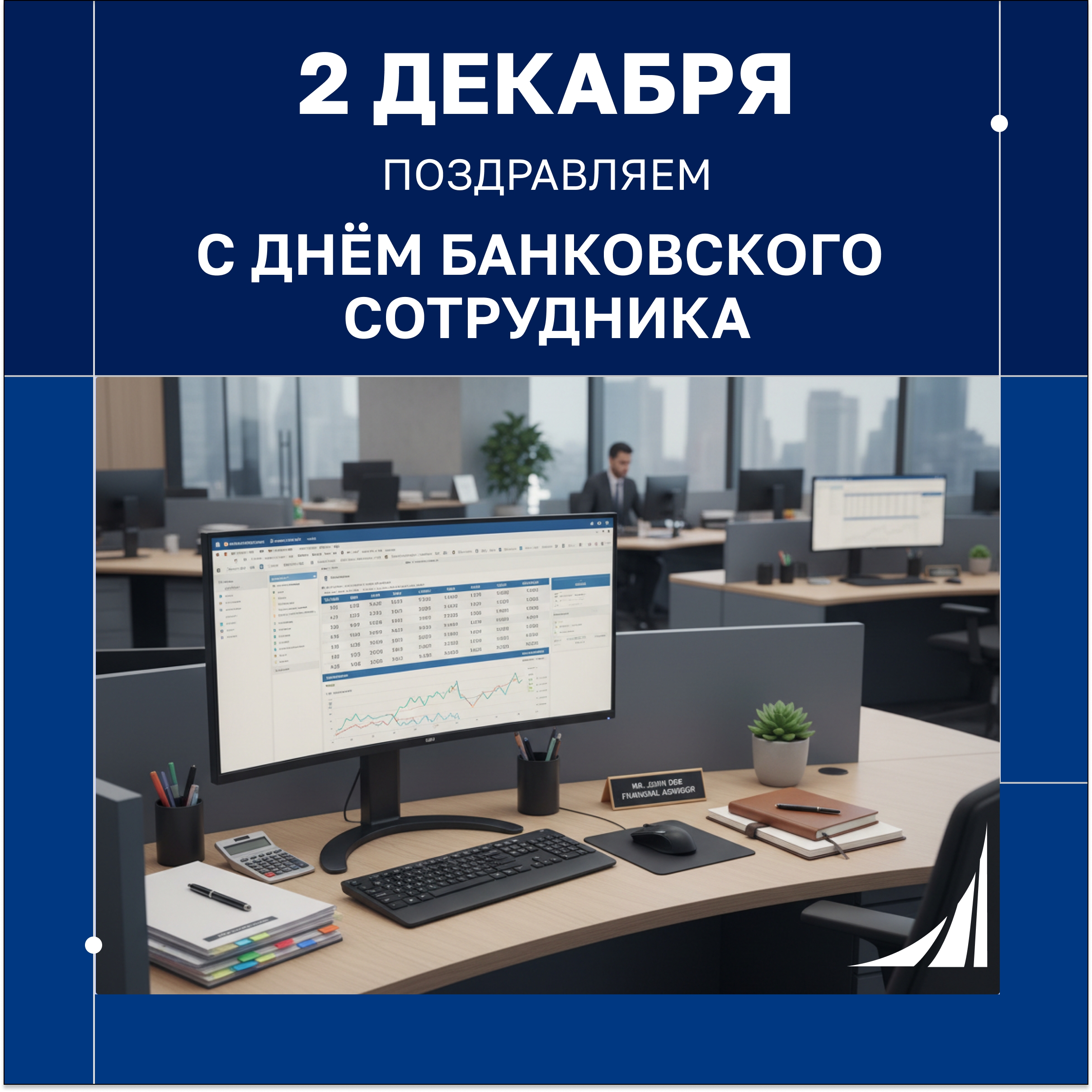 От всей души поздравляем профессионалов банковской сферы с вашим праздником! 